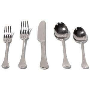 Made In Cookware - Flatware Set - 4 Place Settings (20 Piece Set) - Crafted In Italy