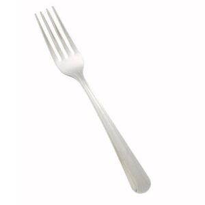 winco 12-piece dominion dinner fork set, 18-0 stainless steel