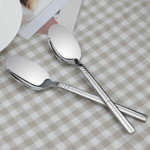 Saedy Stainless Steel Dinner Spoon/Table Spoon Sets, 7.8 Inches, 12-piece