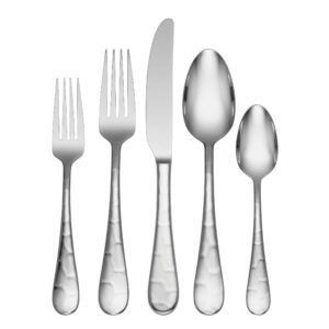 oneida piper 45 piece, service for 8 flatware set, 45pc fw, no color