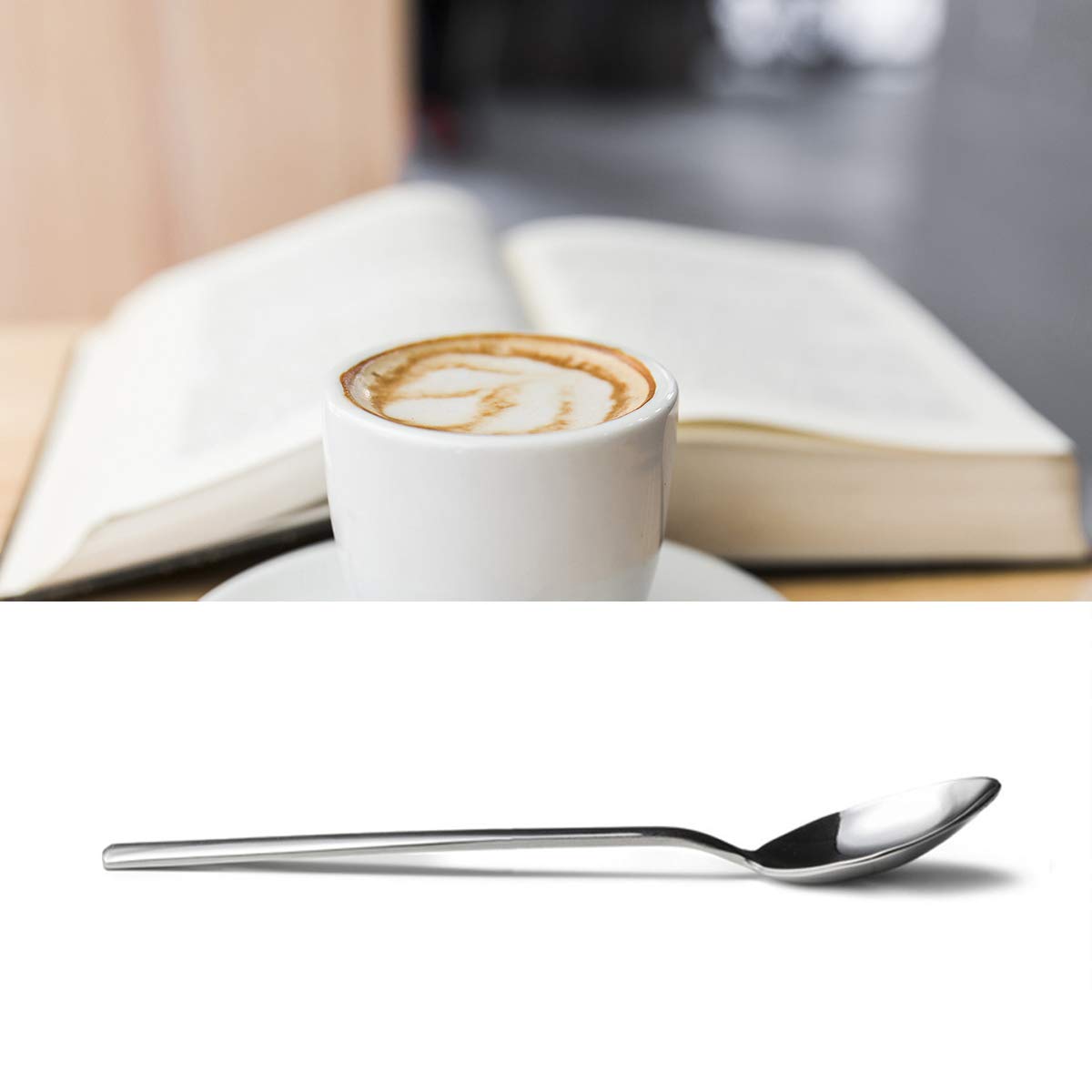 Love You for Infinitea Spoon Teaspoon Engraved Stainless Steel, Best Friend Besties Tea Lover Couple Gifts for Birthday Christmas Wedding Anniversary