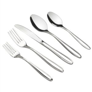 Jekiyo 18/10 Stainless Steel Flatware Sets, Heavy Duty Silverware 30-Piece