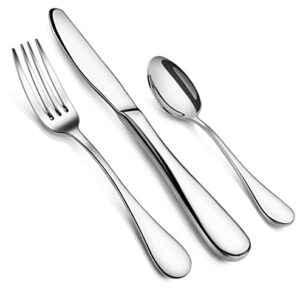 Artaste 59380 Rain 18/10 Stainless Steel Flatware 36-Piece set, Service of 12