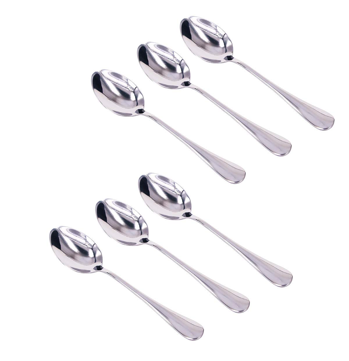 KINGSUPER Stainless Steel Table Soup Spoon(Set of 6)