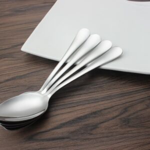 KINGSUPER Stainless Steel Table Soup Spoon(Set of 6)