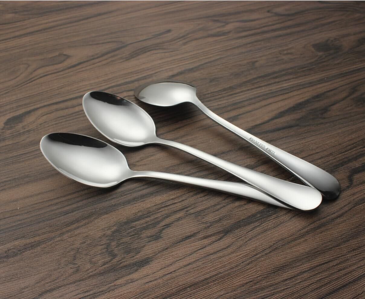 KINGSUPER Stainless Steel Table Soup Spoon(Set of 6)