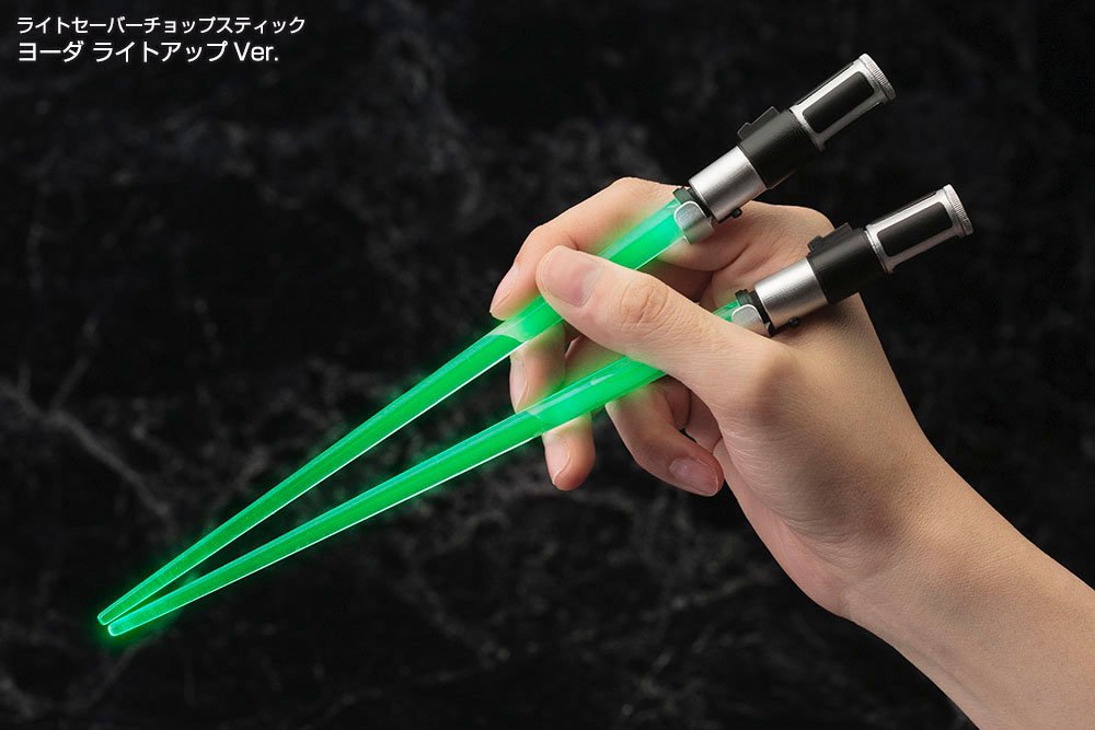 Kotobukiya Yoda Light Up Version Lightsaber Chopsticks "Star Wars" Renewal