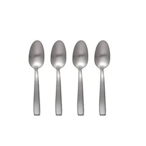 oneida everdine everyday flatware teaspoons, set of 4, 18/0 stainless steel, silverware set