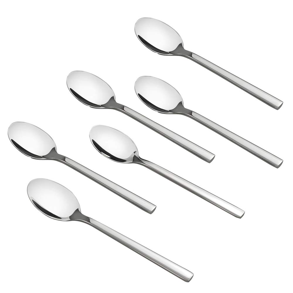 Doryh 12-Piece Stainless Steel Teaspoons, Small Dessert Spoon, Children Spoons