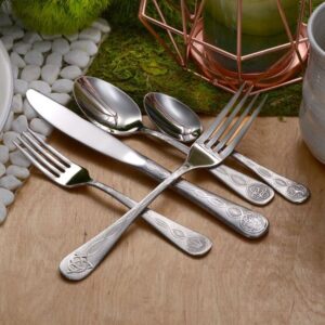 Liberty Tabletop Celtic 45pc Flatware Set Service for 8 Silverware MADE IN USA