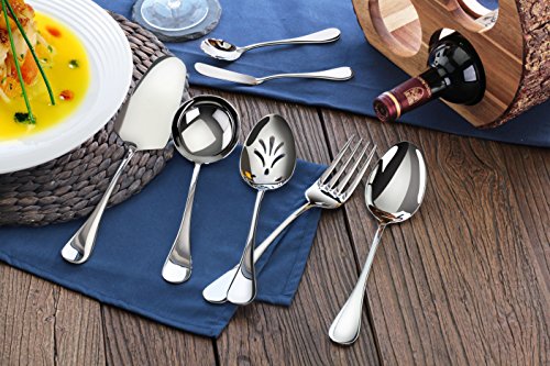 Artaste 18/10 Stainless Steel Elegant Serving & Hostess Flatware Sets (7-Piece Hostess Set)