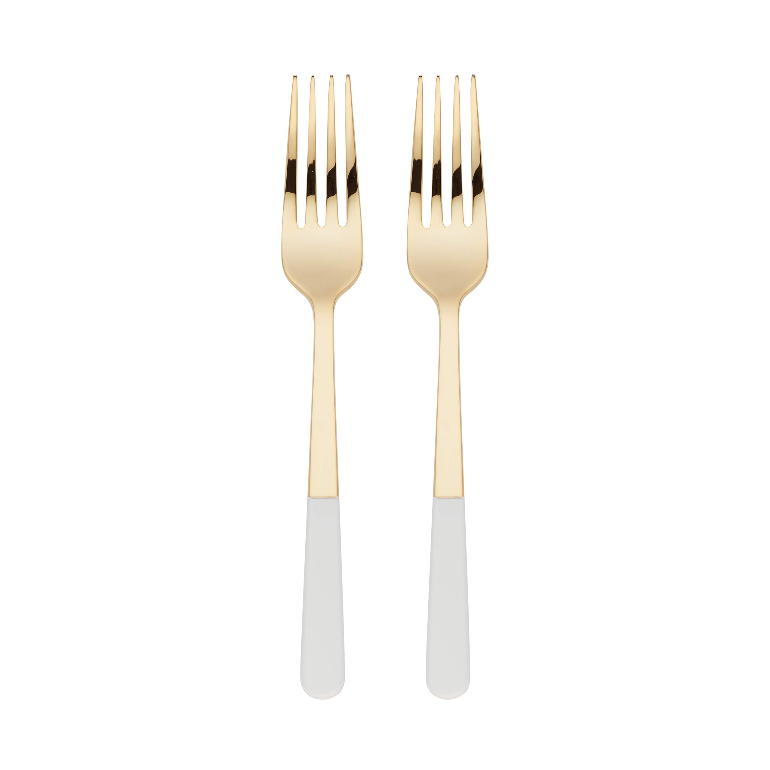 Kate Spade New York Love 2-Piece Tasting Fork Set, 0.40 LB, Metallic
