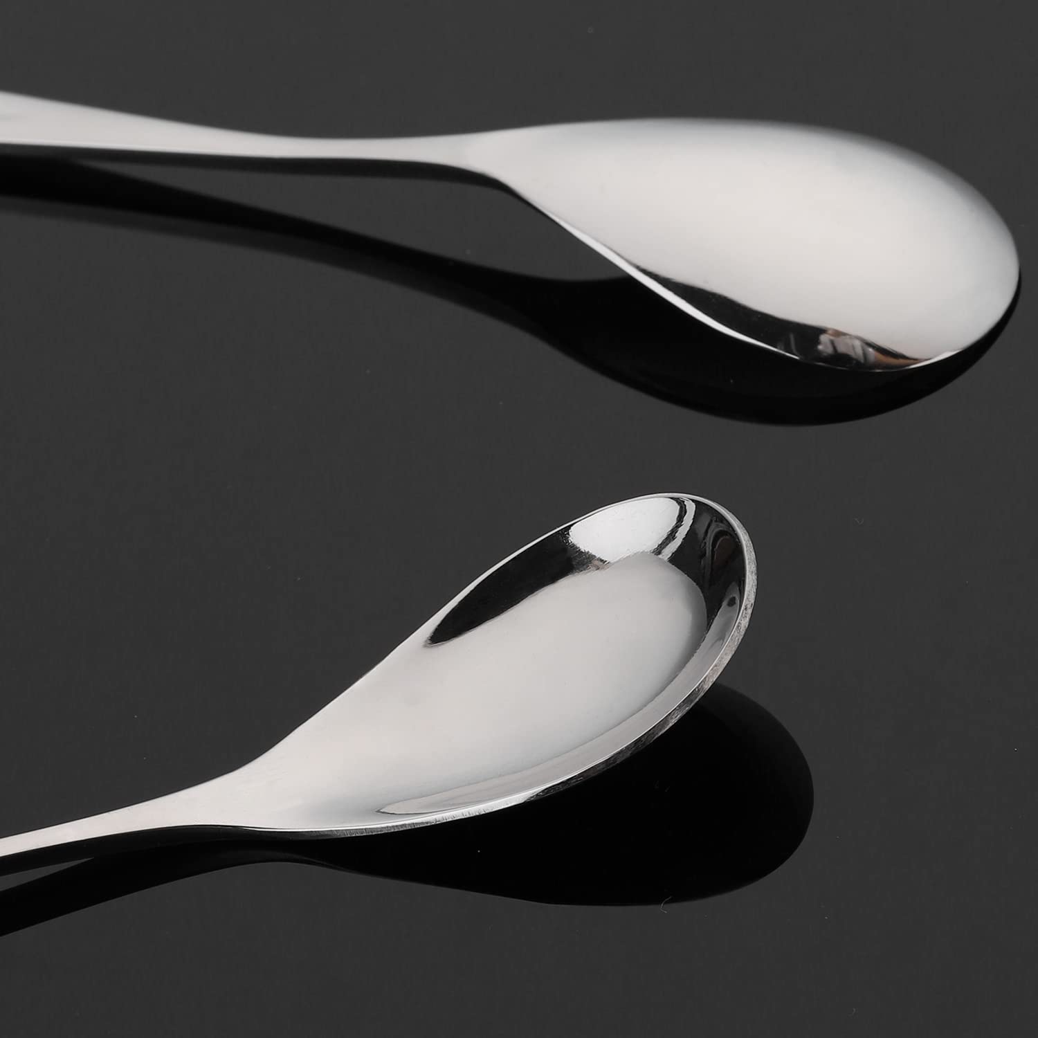 Stainless Steel Egg Spoons for Soft Boiled Eggs Set Espresso Spoons for Dessert, Tea, Coffee