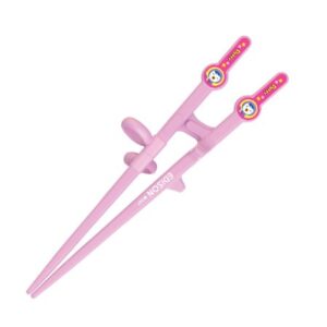 merae deals pororo edison training chopsticks for right handed 2 step, pink