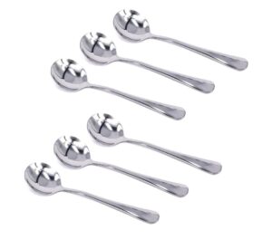 kingsuper stainless steel table soup spoon(set of 6 round)