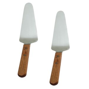 stainless steel pie server blade kitchen tool (pack of 2)