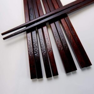 5 zen set lacquering kiso hinoki chopsticks [] kiso hinoki chopsticks (japan import)