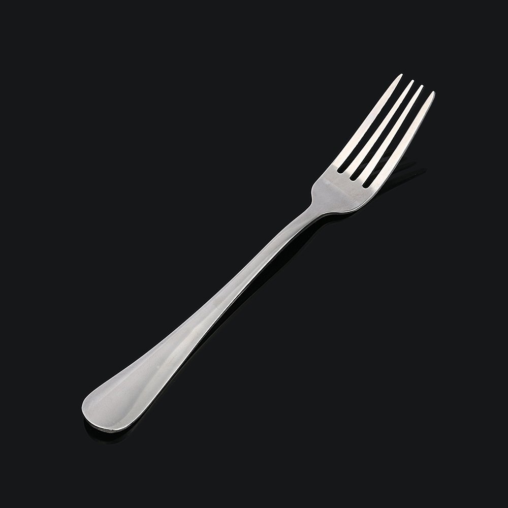 Lazooy Dinner Knives Stainless Steel Table Knife and Forks for Dessert and Steak Butter Knives Heavy Duty, Set of 8 (4 Dinner Knives + 4 Forks)