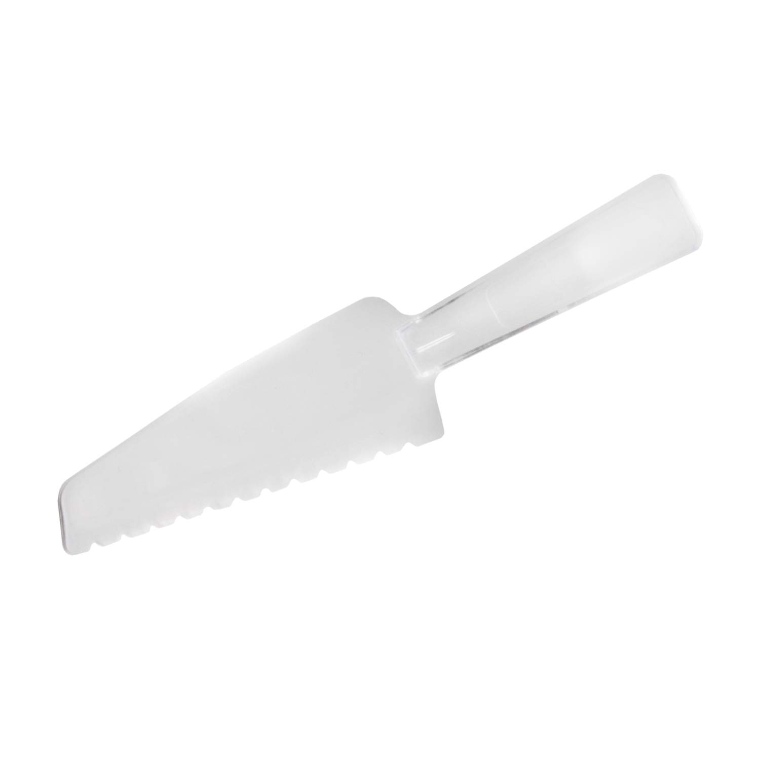 Party Essentials - N954817 Pie/Cake Server, Hard Plastic, 9.5",Clear (Pack of 48)