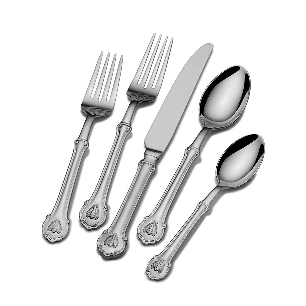 Wallace Napoleon Bee 18/10 Stainless Steel 45pc Flatware Set (Service for Eight)