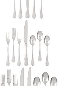 Ginkgo International Varberg 20-Piece Stainless Steel Flatware Place Setting, Service for 4