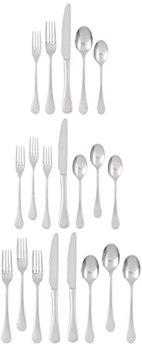 Ginkgo International Varberg 20-Piece Stainless Steel Flatware Place Setting, Service for 4