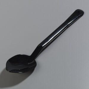 Carlisle FoodService Products 442003 Plastic Serving Spoons, 14", Black (Pack of 12)