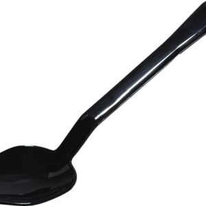 Carlisle FoodService Products 442003 Plastic Serving Spoons, 14", Black (Pack of 12)