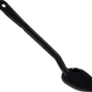 Carlisle FoodService Products 442003 Plastic Serving Spoons, 14", Black (Pack of 12)