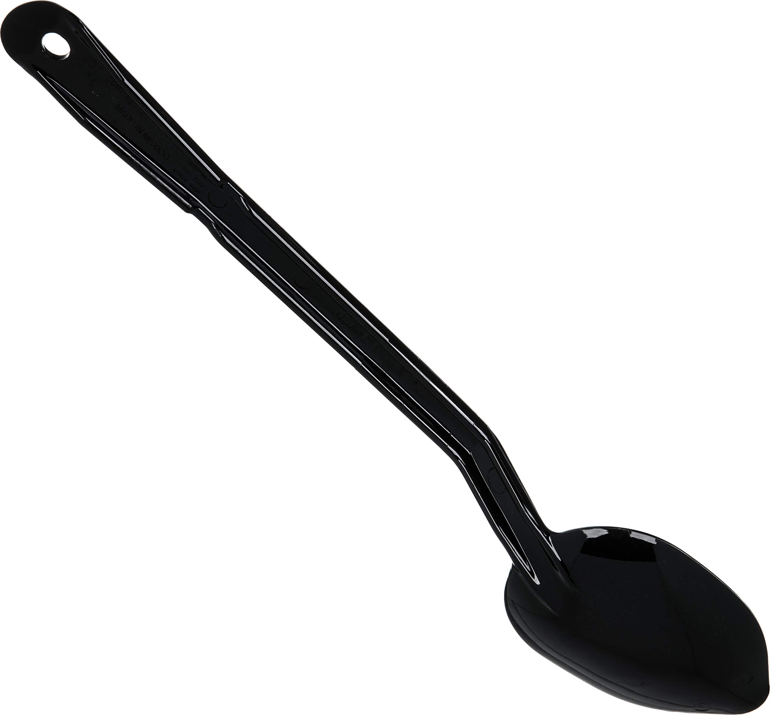 Carlisle FoodService Products 442003 Plastic Serving Spoons, 14", Black (Pack of 12)