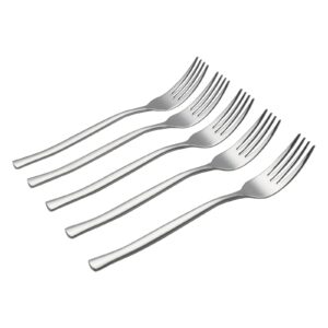 qskely 12 pieces dinner forks, stainless steel