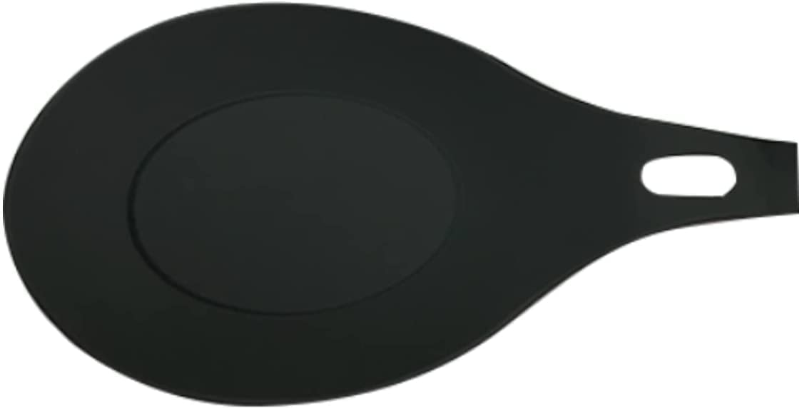 Food Grade Silicone Spoon/Utensil Rest, black