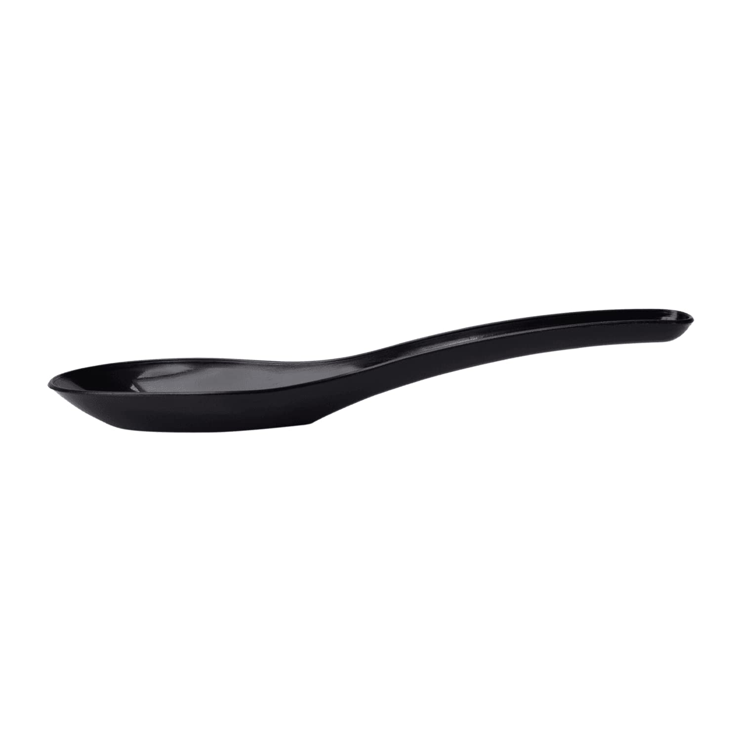 Karat U2015B Med-Heavy Weight Asian Soup Spoon - Black -1,000 ct