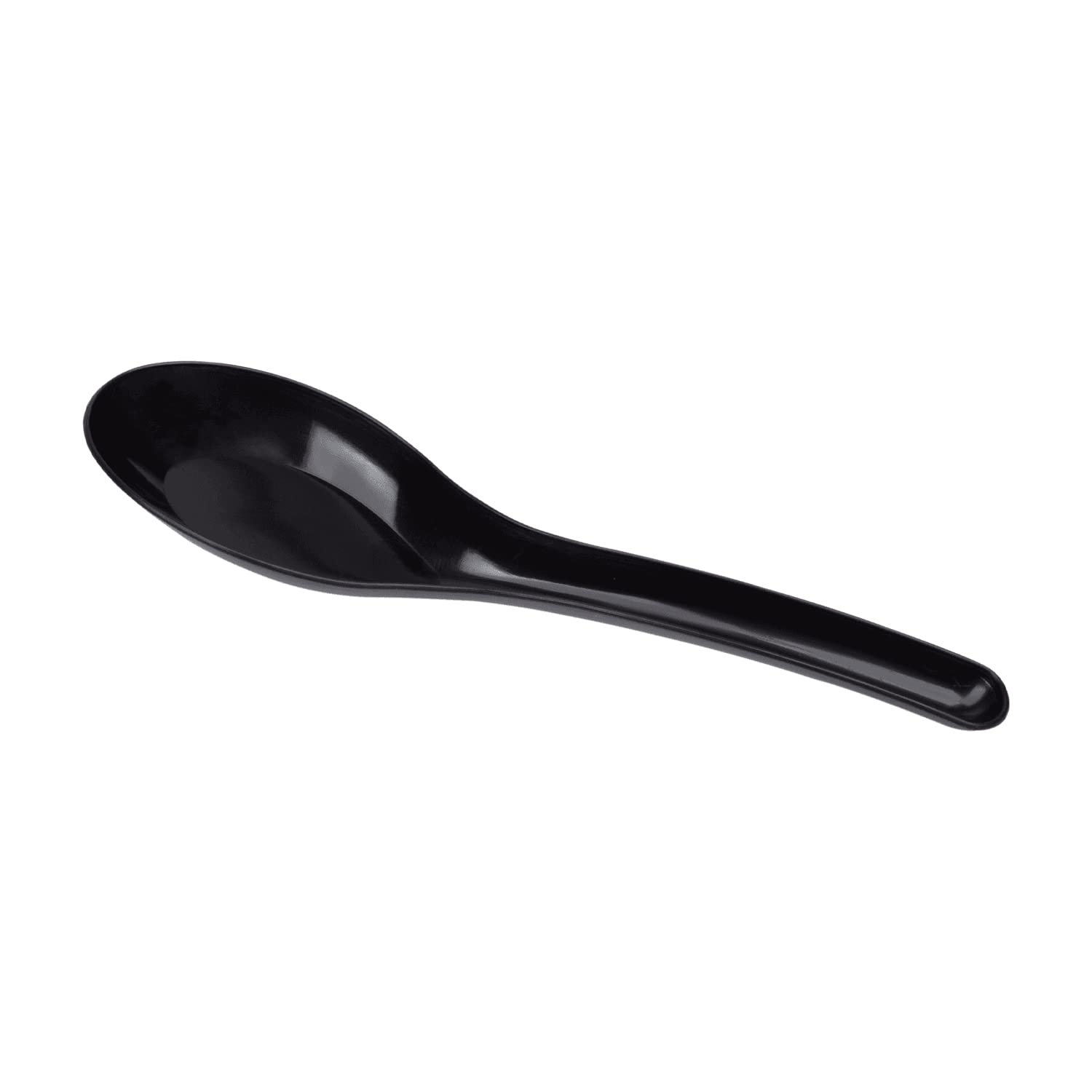 Karat U2015B Med-Heavy Weight Asian Soup Spoon - Black -1,000 ct