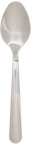 winco 12-piece dominion teaspoon set, 18-0 stainless steel,silver