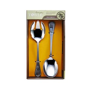 Towle Living Palm Breeze Stainless Steel 2-Piece Serving Set