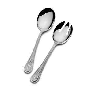 towle living palm breeze stainless steel 2-piece serving set