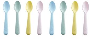 ikea kalas 8 no of spoon, mixed colors, plastic