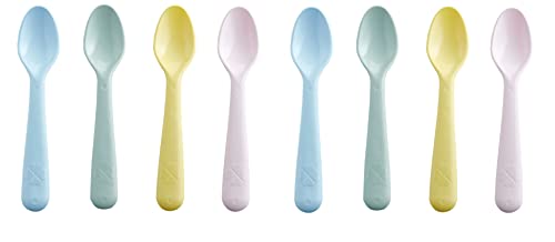 IKEA KALAS 8 no of Spoon, mixed colors, Plastic