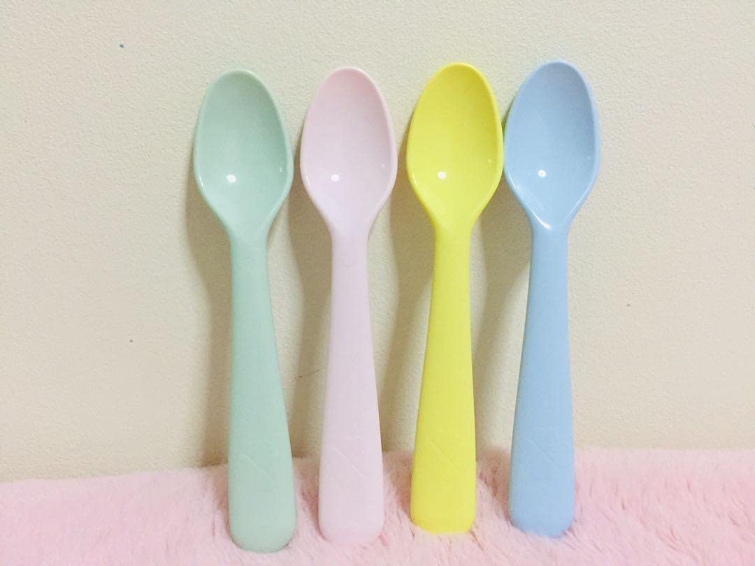 IKEA KALAS 8 no of Spoon, mixed colors, Plastic