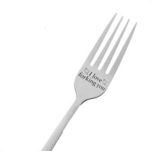 anniversary birthday gifts for wife boyfriend from husband girlfriend i love forking you fork gifts for him her valentines day christmas gift for couple hubby dinner fork