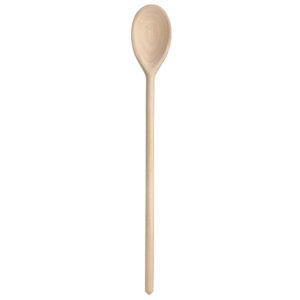hic kitchen wooden spoon, fsc-certified beechwood, 14-inch