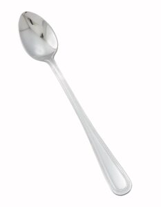 winco 12-piece dots iced teaspoon set, 18-0 stainless steel,silver
