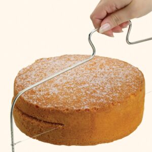 KitchenCraft Sweetly Does It Cake Leveller/Layer Cutter Wire, Carbon Steel, 40 cm