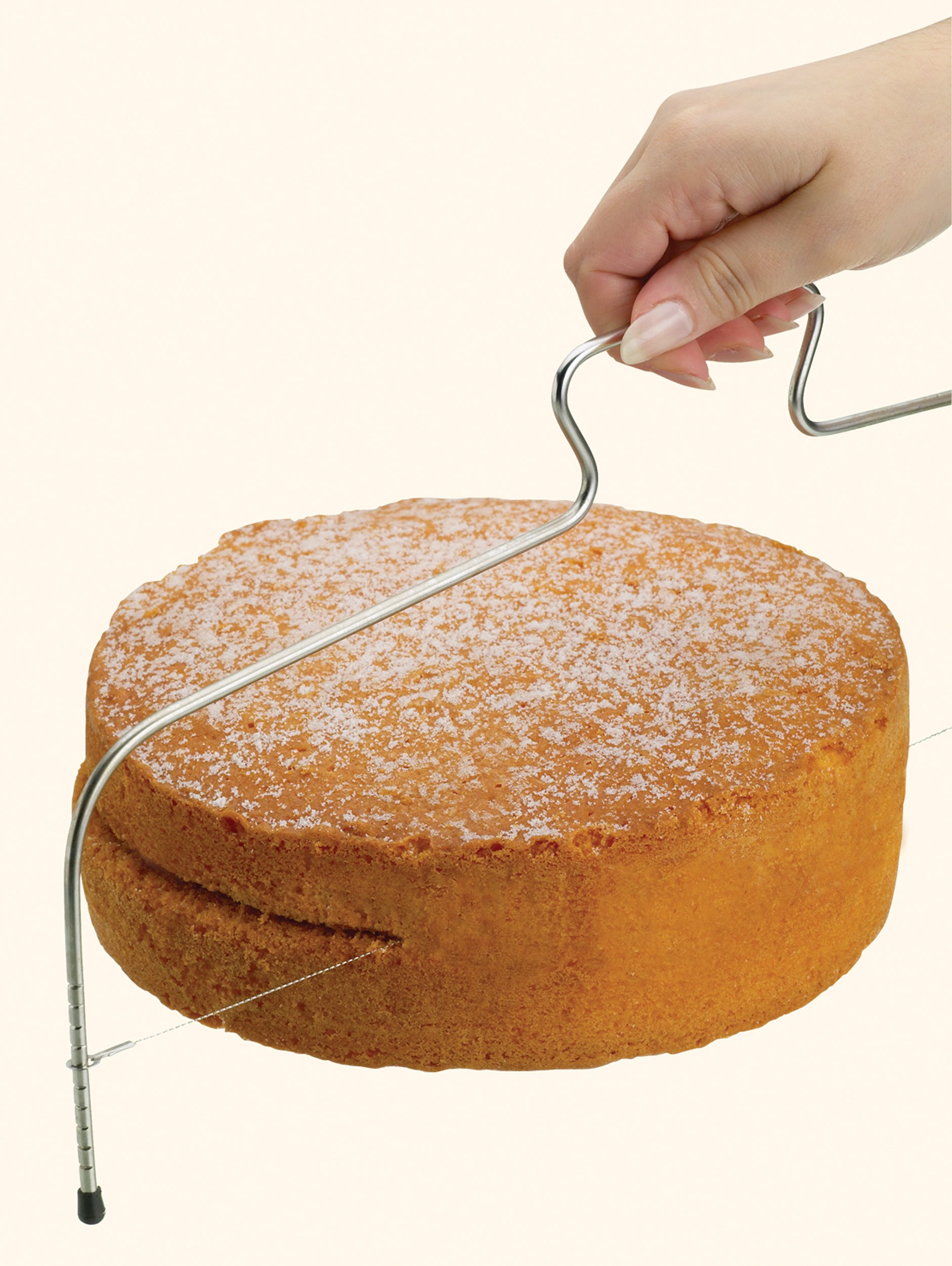 KitchenCraft Sweetly Does It Cake Leveller/Layer Cutter Wire, Carbon Steel, 40 cm