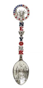 new york souvenir decorative metal spoon