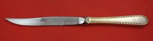golden winslow by kirk sterling silver steak knife original 8 7/8"