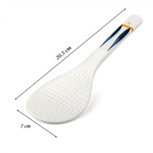 Rice Paddle Ceramic Rice Spoon Set of 4 Rice Scooper Rice Spatula for Rice, Mashed Potato