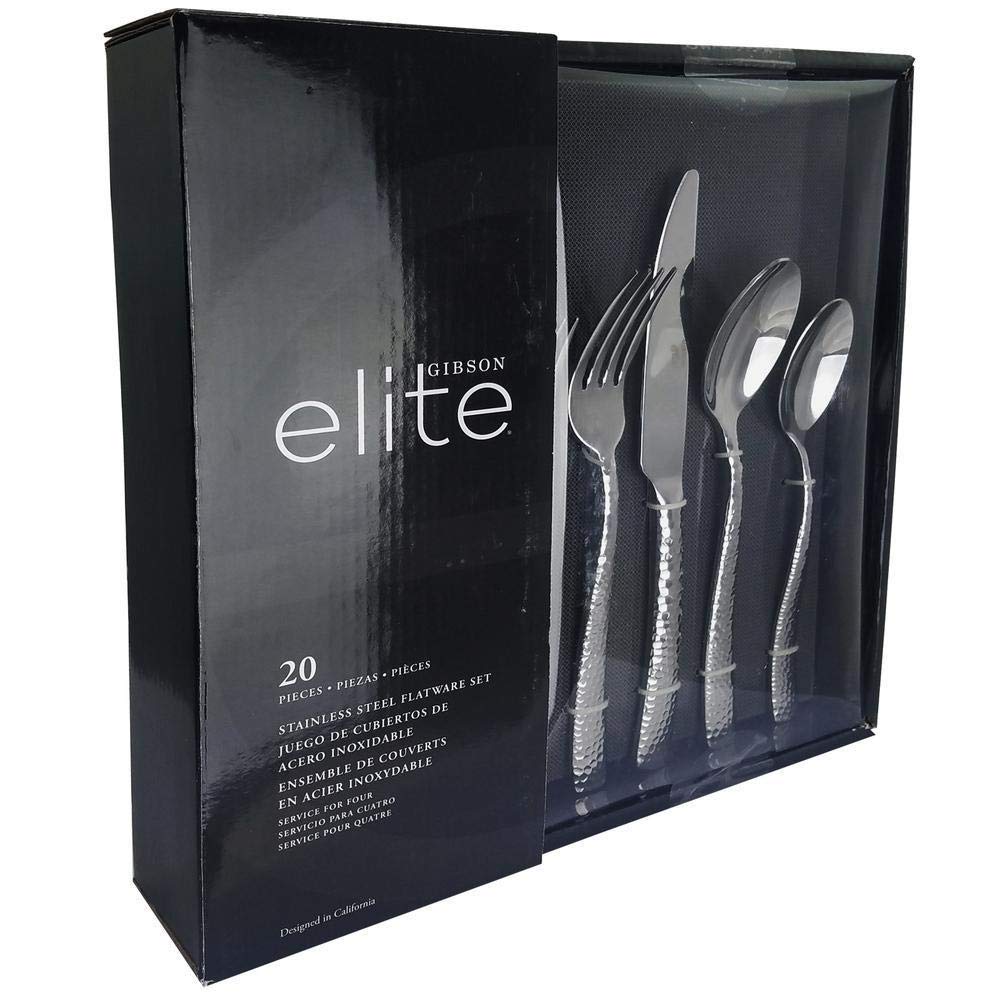 Gibson Elite Ambassador Stainless Steel Flatware Set, Service for 4 (20pcs)