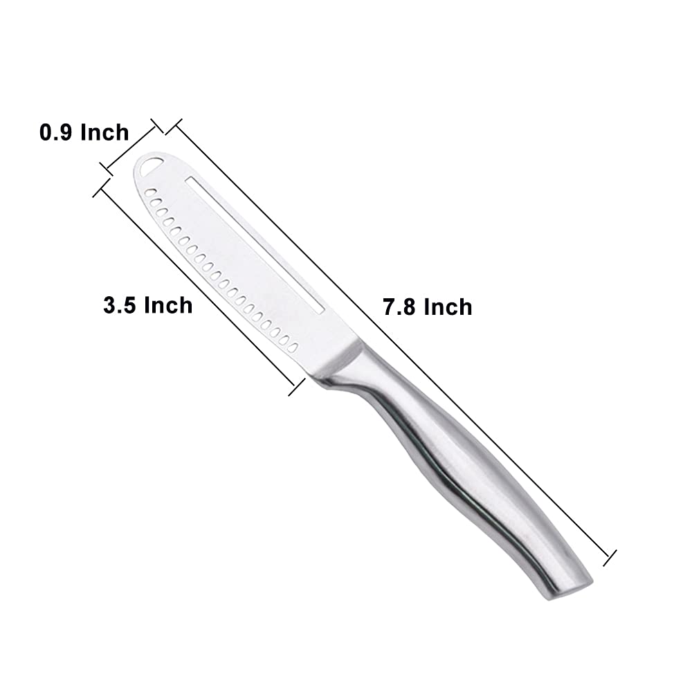 YLDM, Butter Knife, Stainless Steel Butter Knife Spreader Silver Better Butter Spreader Knife for Cutting & Spreading Butter Cheese Jam.